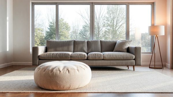5 raisons d'inclure un pouf dans votre salon moderne